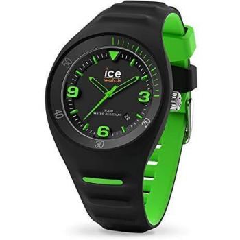 Ice Watch Pierre Leclercq Black Green Men's Quartz Silicone Strap Watch 017599