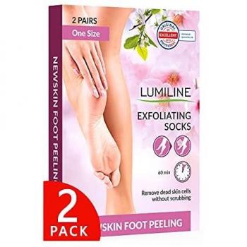 Exfoliante pies quita callos pies calcetines exfoliantes de pies mascarilla pies peeling babyfoot baby foot elimina callos, 2 pares