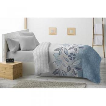 Edredón Nórdico Reversible Infantil Estampado Unicornio y Dinosaurio 180x260cm Microfibra para Cama 90