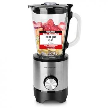Batidora de Vaso Emerio BL-130988 500W 1,5L Inox y Cristal Transparente