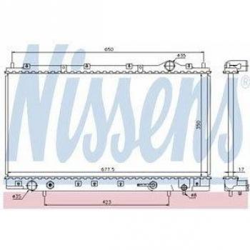 Nissens 62866 Refrigerantes del Motor