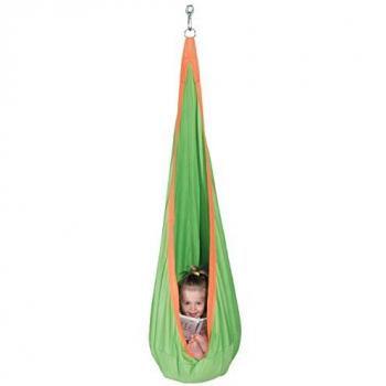 Columpio Trigano J-JOU057 para Niños +3 Años - columpio colgante de lona tipo capullo cocoon ideal para exterior