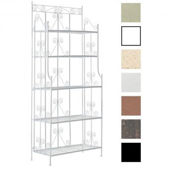 CLP Estantería estable de hierro CIARA, 173x75x35 cm, plegable