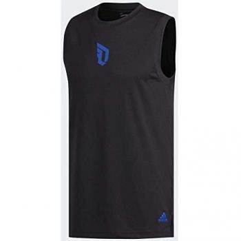 adidas Dame Tank Camiseta Sin Mangas, Hombre, Negro, XL