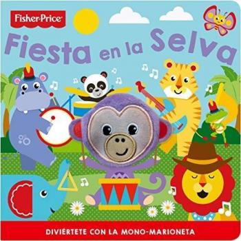Libro marioneta fiesta en la selva