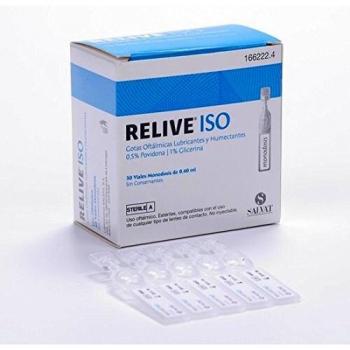Relive Iso Sterile Ophthalmic Eye Drops 30 Single Dose Units