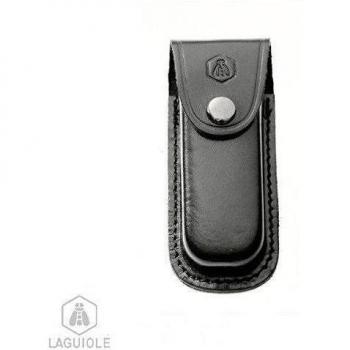 LAGUIOLE funda cuero vaquilla negro para cuchillo champiñones