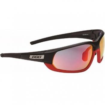 BBB 2973254523 Gafas Ciclismo, Unisex, Negro/Rojo, Talla Única