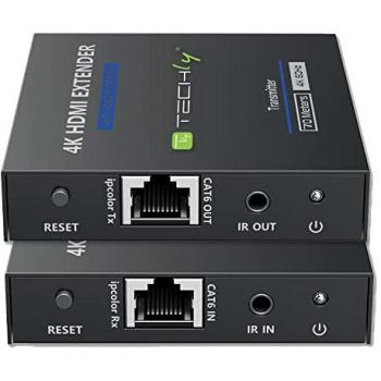 Extensor HDMI 4K@60Hz hasta 70m con tecnología Zero Latencia sobre cable Cat.6/6A/7