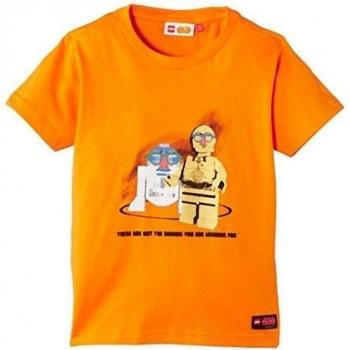 Lego Wear LEGO Star Wars TIMMY 352- T-SHIRT S/S - Camiseta para niños, color naranja, talla 9 años