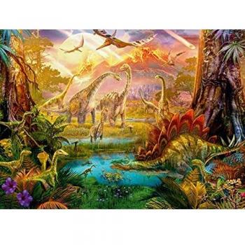 Puzle 500 piezas Tierra de dinosaurios