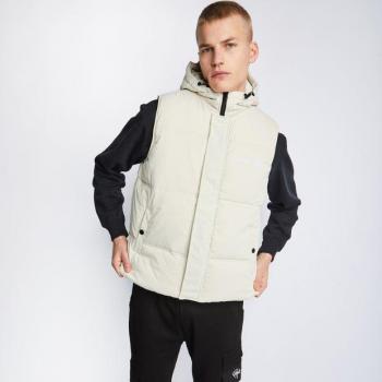 Project X Paris Men's Hooded Sleeveless Jacket - Beige - Size XL