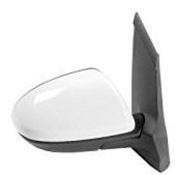 Espejo retrovisor VAN WEZEL 2741806 con diseño específico para vehículos, cristal convexo, ajuste manual, acabado en negro y homologación CE
