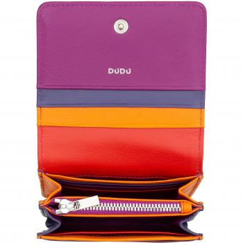 Cartera pequeña de mujer de piel para tarjetas