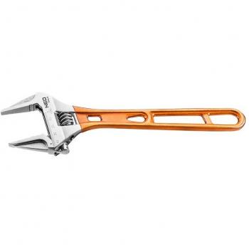 Llave ajustable NEO TOOLS 03-025, 256 mm de longitud, rango de apertura de boca de 0 a 43 mm