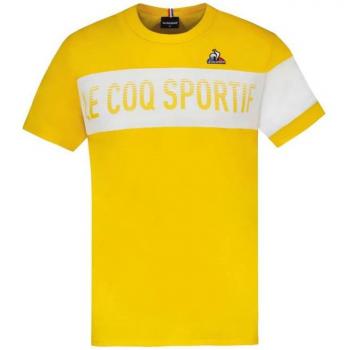 Camiseta Le Coq Sportif Bat SS N°2 Amarilla Hombre