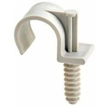 Taco para fijación de tubo INDEXring Simple - Nylon Ø22 mm - Caja de 100 unidades