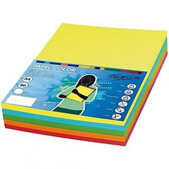 FABRISA 17712-Papel 80G A4 500H Surtido Intenso