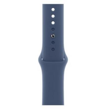 Correa deportiva Apple Watch de 46mm en color azul denim - Talla S/M