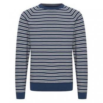 Jersey de rayas marineras para hombre Blend de América mod. 20716392 color azul marino talla XL