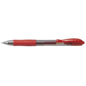 Bolígrafo Pilot G-2 0.7 mm Color Burdeos, Pack de 12 unidades