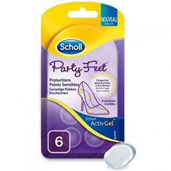 Scholl, 6 almohadillas protectoras de puntos sensibles, Party Feet