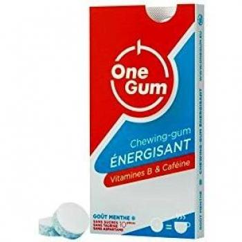 OneGum Chicle Energético. Con Cafeína | 20 x 10 Chicles