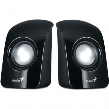 Altavoces Estéreo Genius SP-U115 de 1.5W RMS, Color Negro
