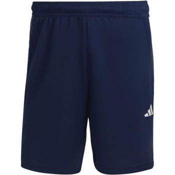 Adidas Men's Fitness Piqué Training Shorts - Dark Blue / White, 2XL