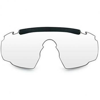 Wiley X Saber Advanced Polarized Sunglasses with Clear Replacement Lens