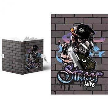 Roymart. Diario con Candado. Modelo Street Life