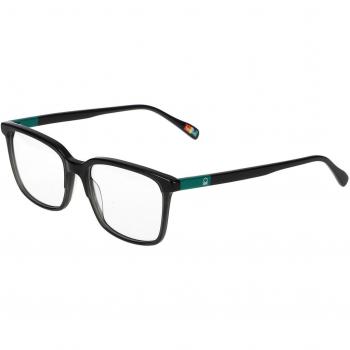 Armazones para Hombre United Colors of Benetton 1098 062 Negros, Lentes Recetados 55, Gafas Recetadas Negras