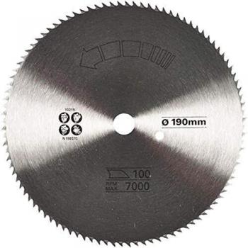 Stanley STA10215-XJ Hoja cromada ø 190x16 mm. 100 dientes