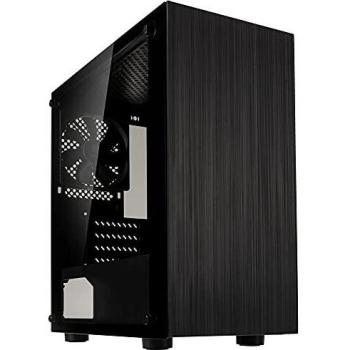 Kolink Stronghold M Micro Torre Negra con Caja Micro-ATX, Vidrio Templado