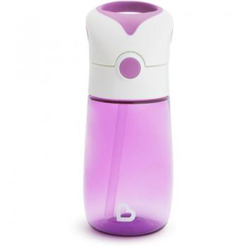 Munchkin Flip & Go Cup with Straw 18 Months+ Purple 355 ml