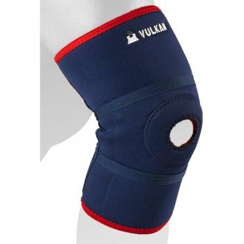 Vulkan Clasica Rodillera Neopreno Abierta, Unisex adulto, Azul, L