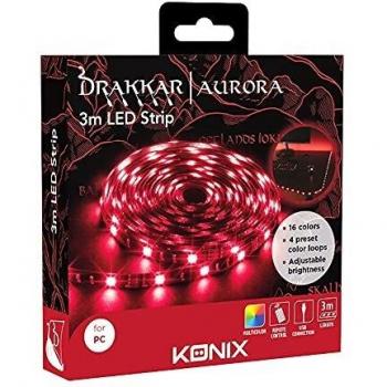 - Konix Drakkar Tiras Led 3m - Aurora