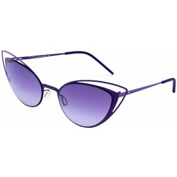 Italia Independent Women's Sunglasses 0218-017-018, Purple Metal Frame, 52mm