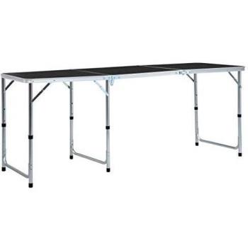 vidaXL - Mesa Plegable de Camping