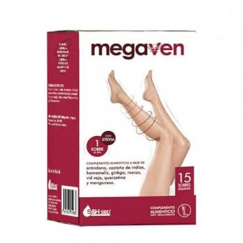 Science & Health SBD Megaven 15 sticks - Suplemento alimenticio en sobres de 15 ml cada uno, formulado para aliviar la pesadez de piernas, presentado en un envase con 15 sobres