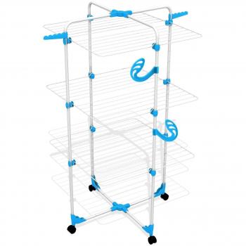 Gimi Modular 3 Color Tendedero de suelo Naranja, Blanco - Secadora de ropa