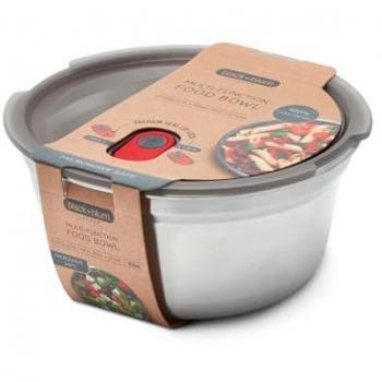 Cuenco de Acero Inoxidable Grande Black+Blum - Recipiente para Comida, A Prueba de Fugas, Tapa Hermética y Aptos para Microondas y Lavavajillas, 950ml