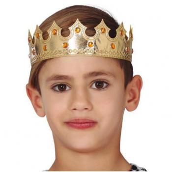 Corona de Rey Dorada Infantil