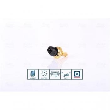 NISSENS Sensor de temperatura del refrigerante, unidad de envío 207088, para monitoreo preciso de la temperatura del líquido refrigerante en vehículos