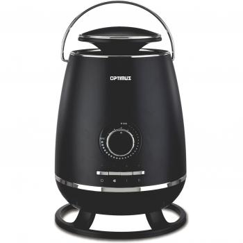 Optimus H-7231BK 2-Setting 1,500-Watt-Max Portable 360-Degree Fan-Forced Ceramic Heater with Thermostat