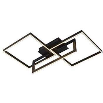 Plafón MURAL LED 48W Luz Cálida 3000K 3840lm Negro Mate IP20 con Garantía de 3 Años