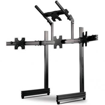 Next Level Racing Elite Freestanding Quad Monitor Stand (NLR-E008) for up to 43 Monitors - Metallic Grey