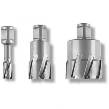Corona Perforadora Fein Ultra 50 de Metal Duro con Alojamiento Weldon de 3/4, Diámetro de Corte 15,5 mm