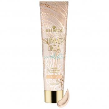 Essence Shimmer Like A Coralista Illuminating Bronzing Cream Face and Body 120 ml
