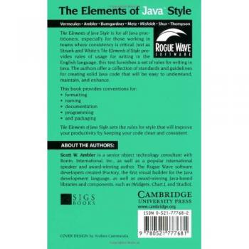 The Elements of Java- Style: 15